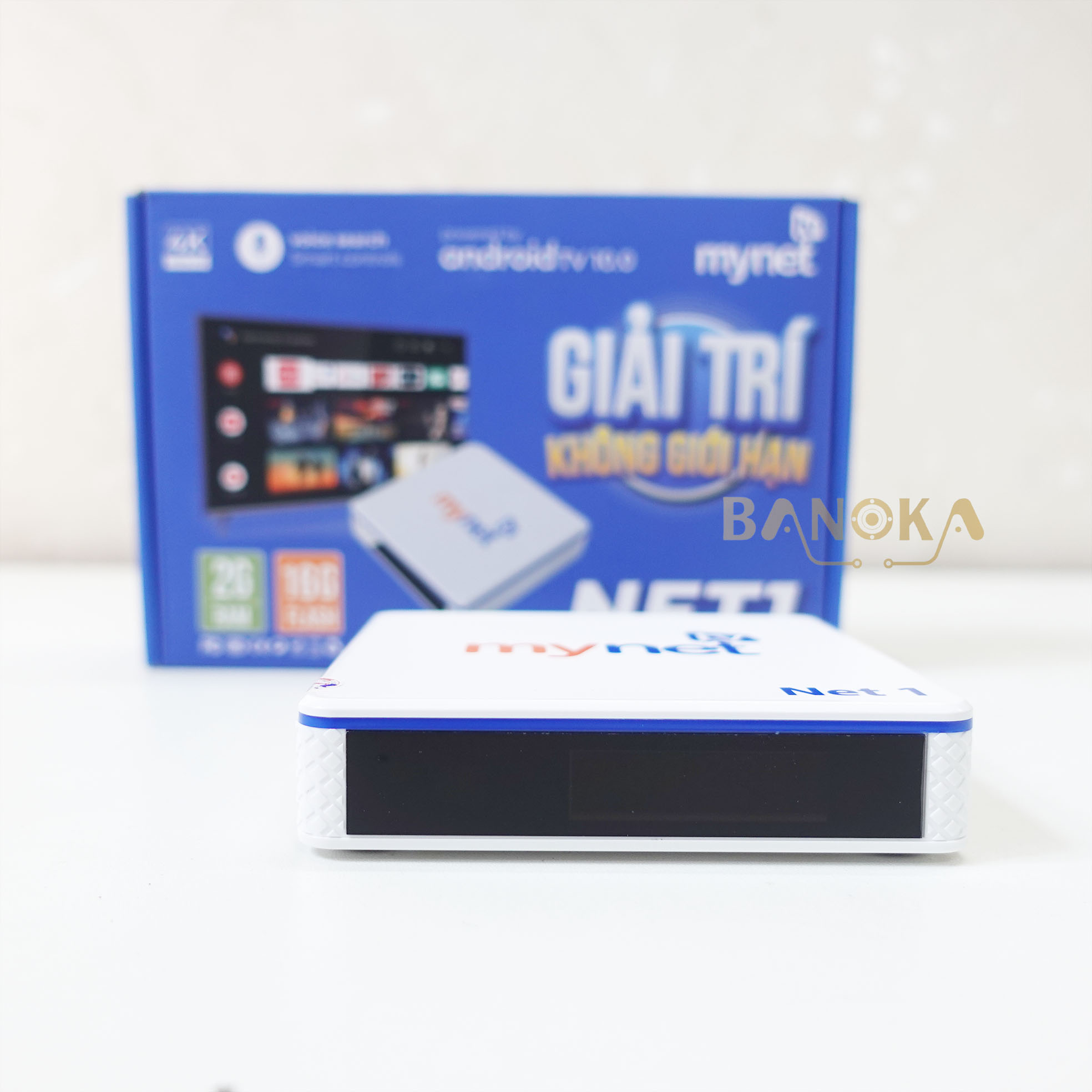 ĐẦU BOX MYNET TV 4H – RAM 4G, ROM 32G, ANDROID 10, bluetooth 5.0